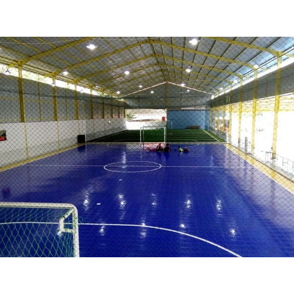 Lantai Plastik Lapangan Futsal Interlock Ukuran 25x25cm