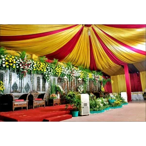Plafon Dekor tenda - dekorasi wedding