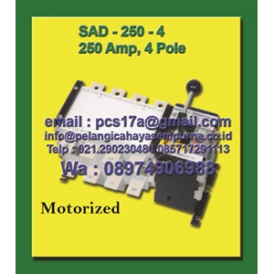 Motorized Changeover Switches 250 Amp 4 Pole SAD-250-4