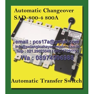 Motorized Changeover Switches 800 Amp 4 Pole SAD-800-4