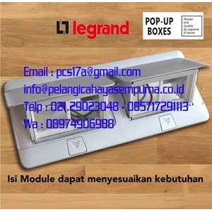 54013 Pop-up box 2 x 4 8 modules Aluminium 
