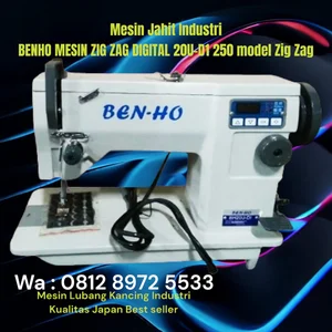 mesin jahit industri - mesin jahit benho zig-zag digital model 20u-D1 benho