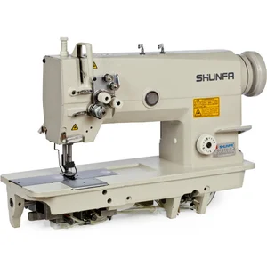 mesin jahit industri - SHUNFA mesin jahit jarum 2 model SF842-5 heavy duty