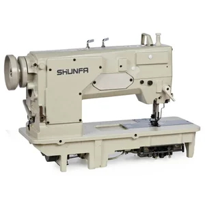 mesin jahit industri - SHUNFA mesin jahit jarum 2 model SF842-5 heavy duty