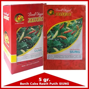 Chilli Seeds Rawit White Siung 5 Gr
