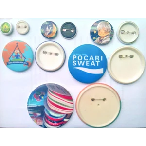 Pin Peniti Holand Laminasi Doff Jeruk / Glossy 25 Mm Putih
