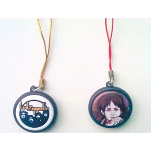 Pin Gantungan Hp 2 Sisi Laminasi Doff/Glossy 25 Mm