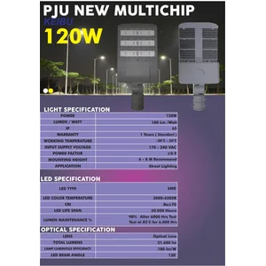 Pju Keibu street light 120 watt AC