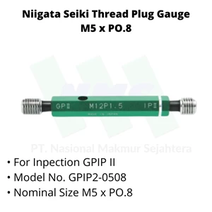 Niigata Seiki Thread Plug Gauge M5xp0.8