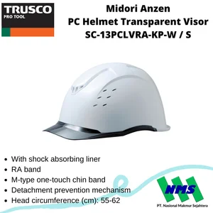 Helm Proyek Trusco 388-7995 Midori Anzen Pc Sc-13Pclvra 