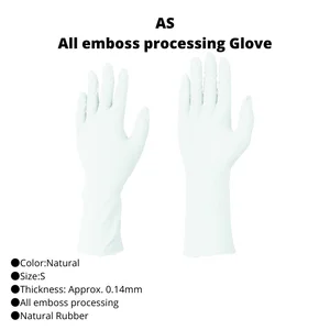 Trusco 818-8683 Safety Gloves All Emboss Processing Glove - S
