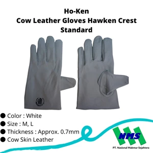 Sarung Tangan Safety Kulit (Cow Leather Gloves) Trusco 754-7366 Hawken Crest Standard - L