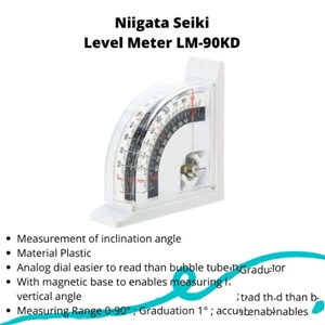 Electronic Gauge Niigata Seiki Level Meter Lm-90Kd (Standard Magnet)