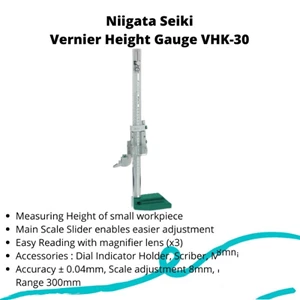 Alat Ukur Ketinggian  Niigata Seiki Vernier Vhk-30