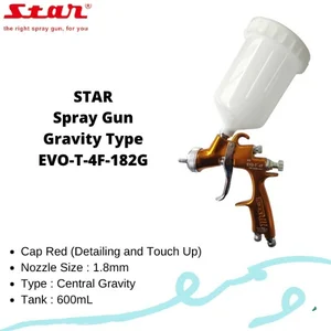 Spray Gun Star Evo-T-4F-182G 1.8Mm