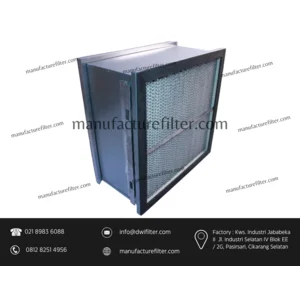 METAL FRAME PLEATED PANEL FILTER BRAND DF JAYA 