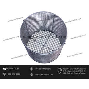 100 MICRON STAINLESS STEEL WIRE SCREEN MESH BASKET FILTER BRAND DF JAYA 