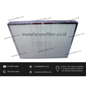 HEPA FILTER H13 H14 ALUMINIUMSEPARATOR HVAC BRAND DF JAYA 