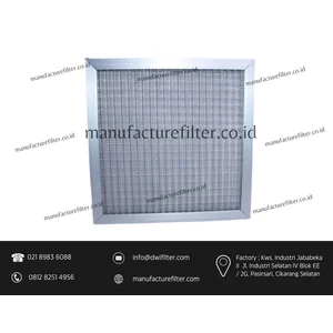 PLEATED PANEL PRE FILTER ALUMUNIUM FRAME BRAND DF SERIES