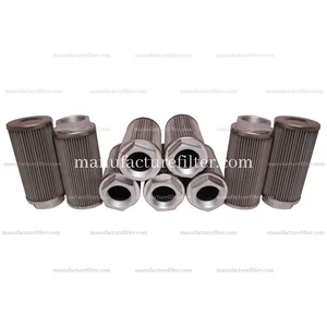 Loader Excavator Hydraulic Filter Element Merk DF Filter