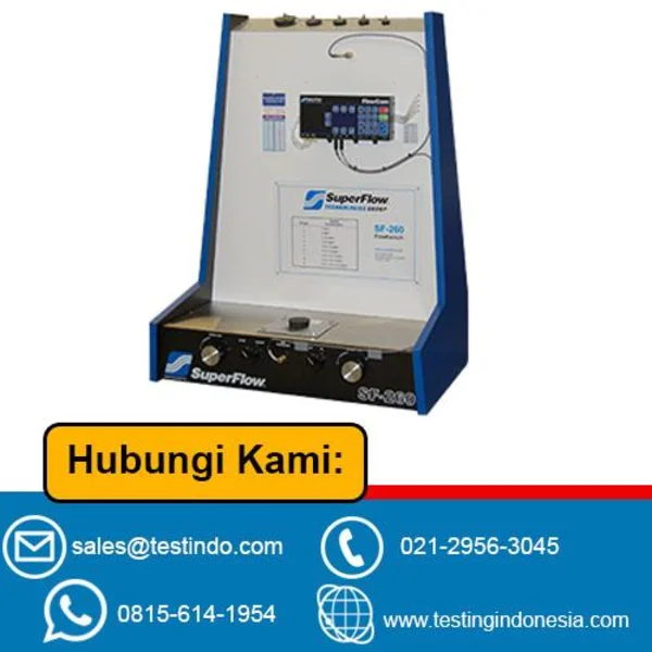  Flow Meter dan Indikator Suhu SF-260 FLOWBENCH