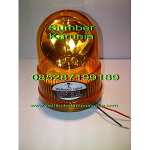Lampu Rotary Diamond 24V Amber 6 inch