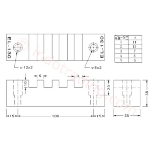 BUSBAR SUPPORT EL-130