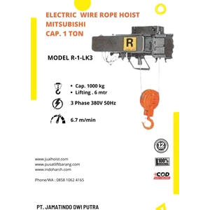 HOIST SLING ELEKTRIK MITSUBISHI 1 TON