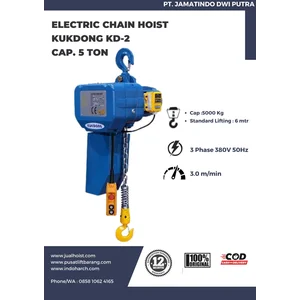 HOIST RANTAI ELEKTRIK KUKDONG 5 TON