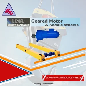Motor Crane Hoist Psco Geared Motor And Saddle Wheels
