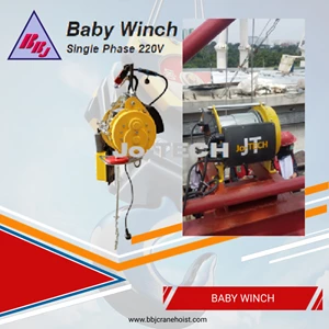 Electric Baby Winch Jo-Tech Single Phase 220V
