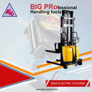 Semi Electric Stacker Big Professional Handling Tools