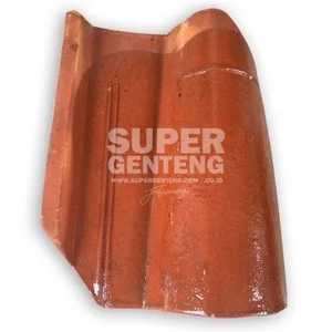 Genteng Tanah Liat Gambe Glazur Transfaran Jatiwangi