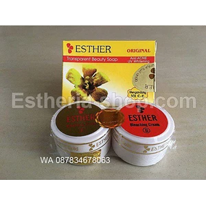 Cream Esther Gold Asli Paket Sabun Batang