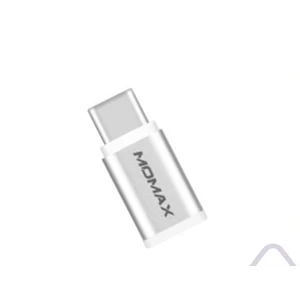 USB Connector MOMAX Micro Usb to Type-C Adaptor Silver DMTS