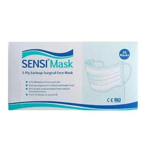 Face Mask / Masker Sensi 3 ply Earloop (1 box isi 50 pcs)