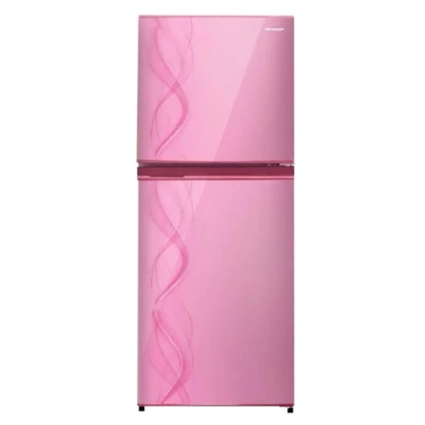 From Sharp 205L 2 Door Refrigerator - SJ - 237 ND - AB Blue Pink 2