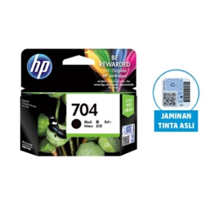 Tinta Printer HP 704 Black Original Ink Advantage Cartridge