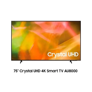Smart TV SAMSUNG Crystal UHD 4K 75 Inch - UA75AU8000KXXD