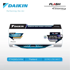 AC Air Conditioner DAIKIN Flash Inverter [2 PK] FTKQ50UVM4 + RKQ50UVM4