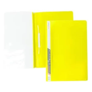 Stopmap Plastic Business File Snelhecter Inter X Folder Folio - Yellow