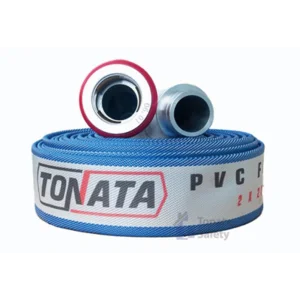 Selang Pemadam Kebakaran Tonata Bahan Canvas dengan Alumunium Machino Coupling 2" x 20 m - TNT-CH0220