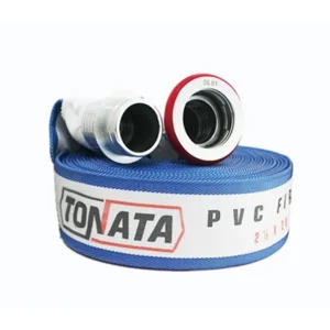 Selang Pemadam Kebakaran Tonata Bahan Canvas dengan Alumunium Machino Coupling 2.5" x 20 m - TNT-CH2520