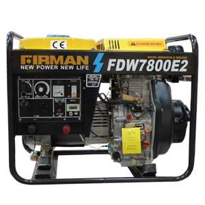 Welding Generator Firman Pembangkit Listrik Diesel + Mesin Las (Open Frame) FDW7800E2
