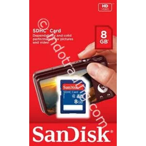 Sandisk 8GB SDHC Memory Card Class 4
