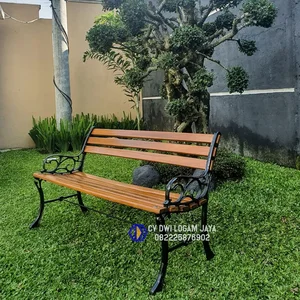 Bangku Taman Besi Cor Logam