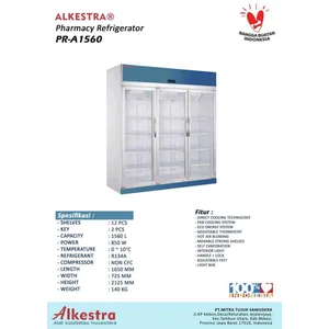 Kulkas Obat Pharmacy Refrigerator 3 Pintu 1560 Liter- Peralatan Medis Lainnya 