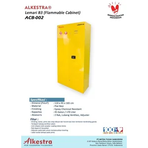 Lemari B3 Flammable Cabinet 170 liter ACB-002 Laboratorium Rumah sakit Peralatan Medis Lainnya