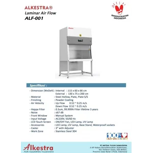 Laminar Air Flow ALF 001 Biosafety Laboratorium Rumah Sakit Peralatan Medis Lainnya