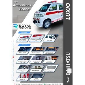 MODIFIKASI AMBULANCE LUXIO TYPE ECONO -  Karoseri Ambulance